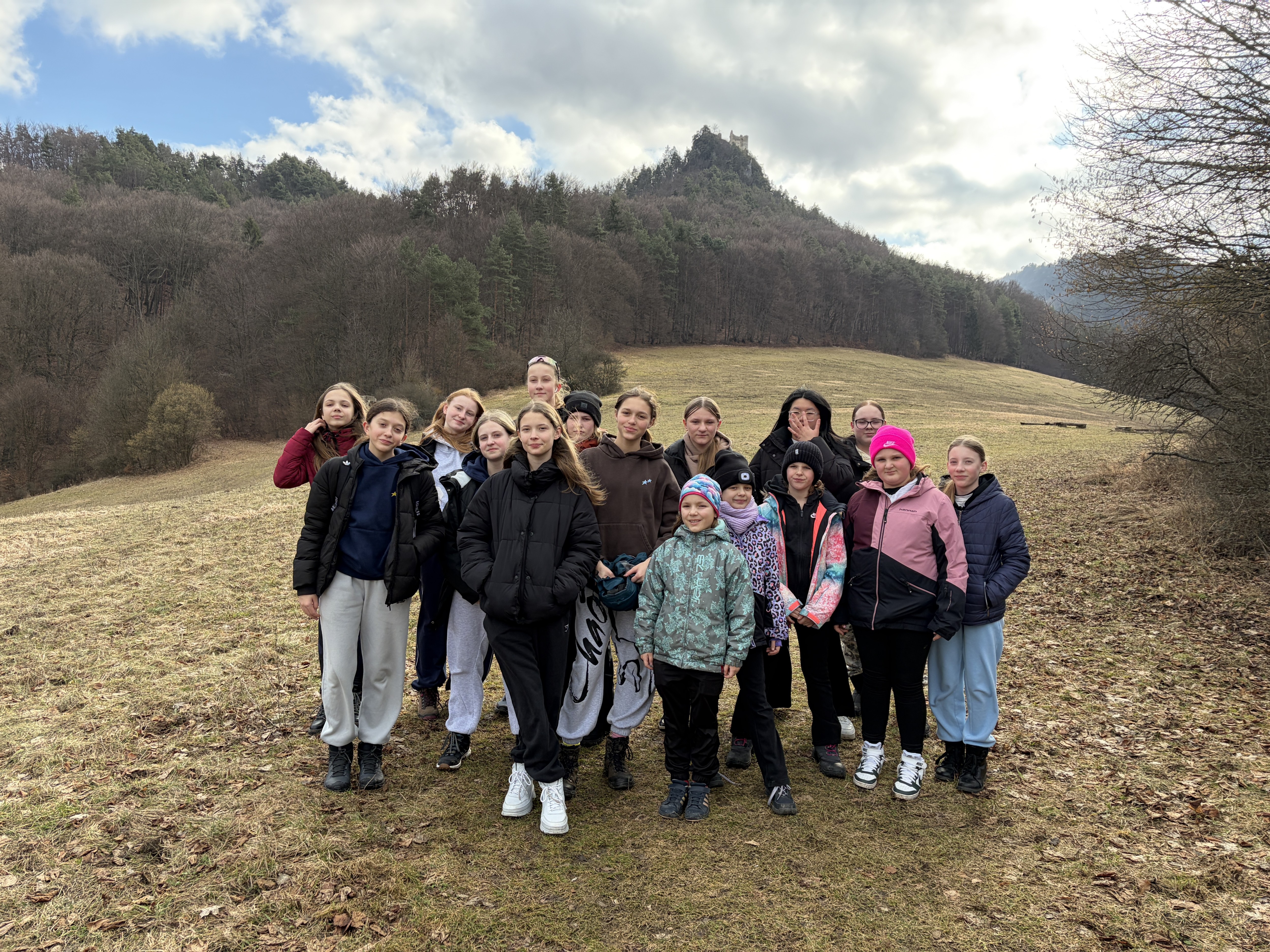 Zimní soustředění žaček v Suľovských skalách