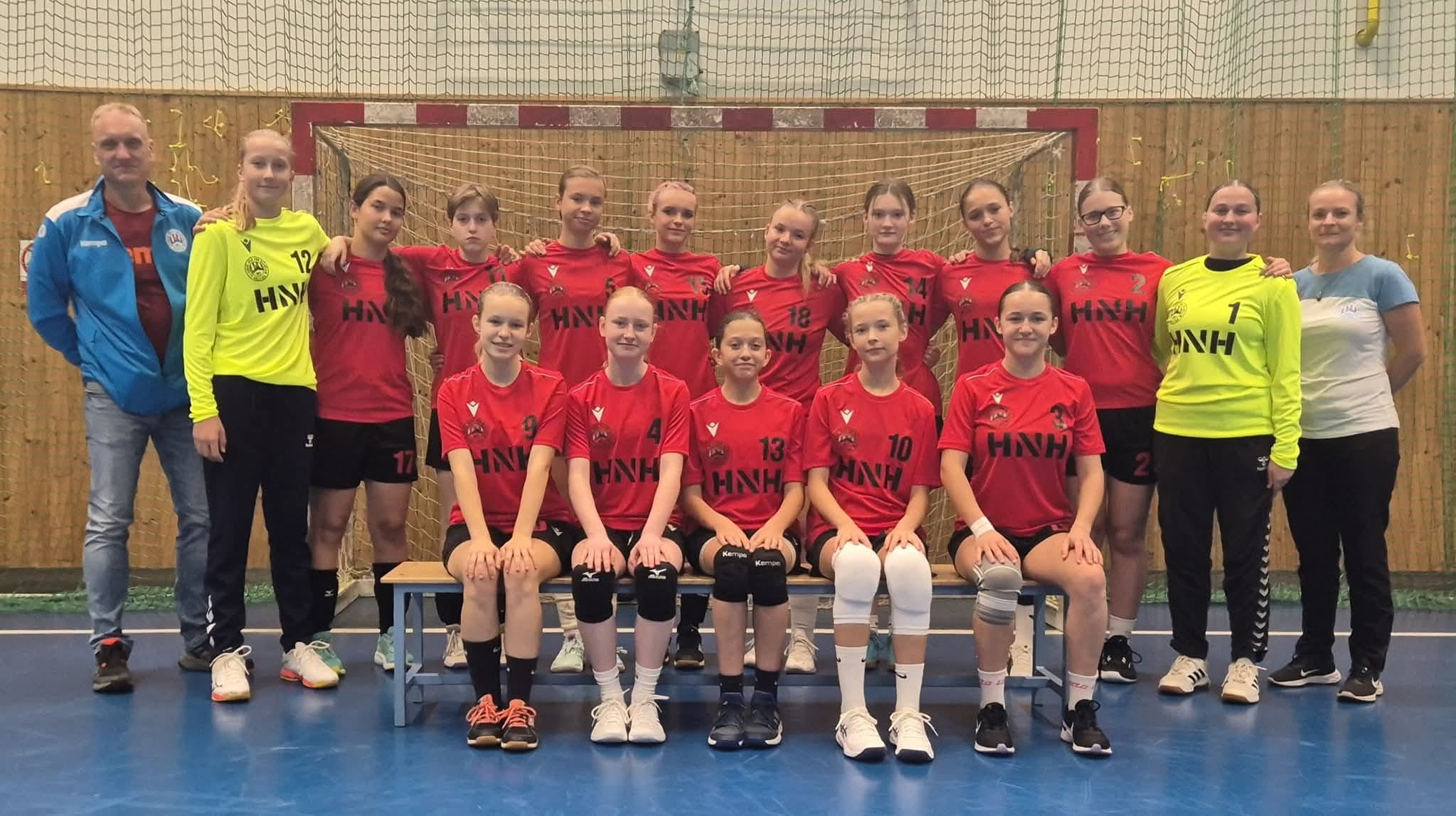 Týmová fotografie mladší dorky